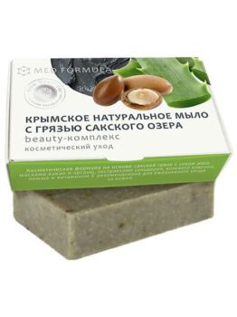 Крымское мыло натуральное с грязью Сакского озера «Med Formula» - Beauty-комплекс • Косметический уход